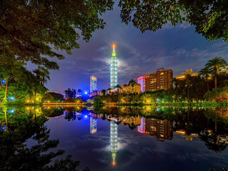 Zhongshan Park, Taipei 101, Taipei, Taiwan