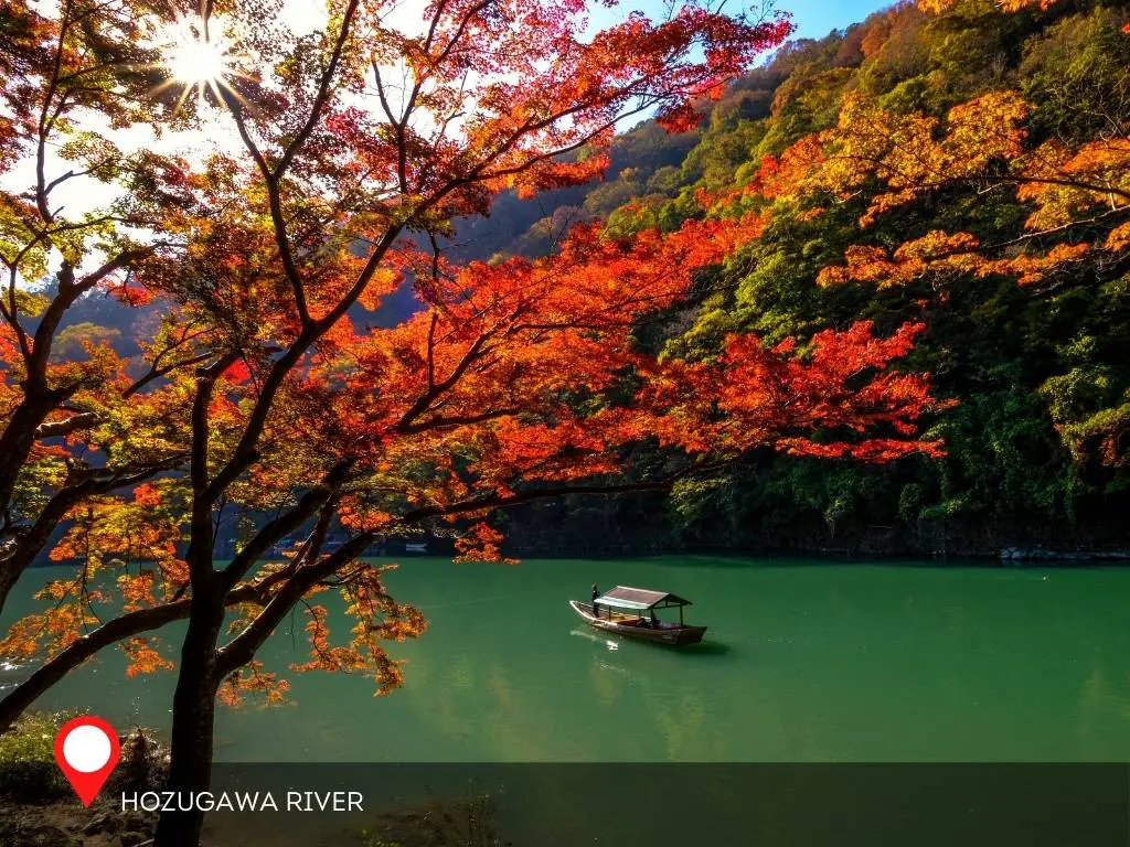 Hozugawa River, Arashimaya, Kyoto, Japan