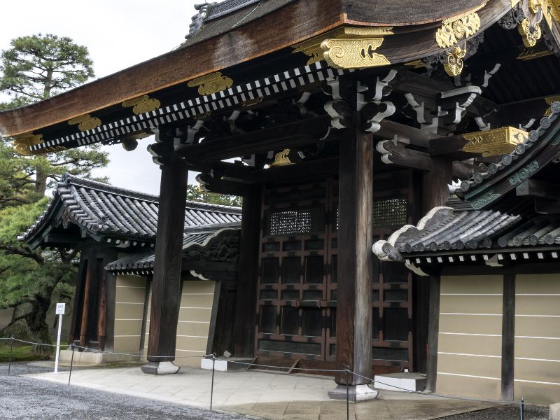 Kyoto Imperial Park Gate, Kyoto, Japan