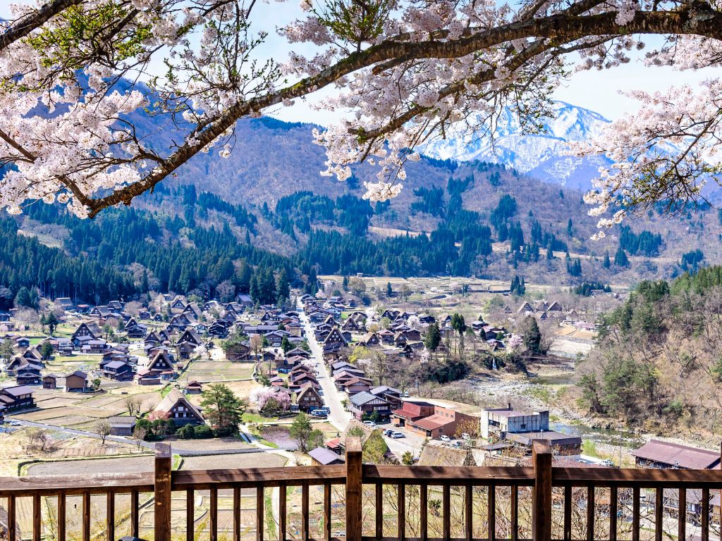 Spring in Shirakawa, Shirakawa, Japan