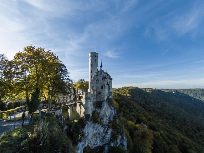 5 — View of Lichtenstein Castle from the viewpoint, Germany