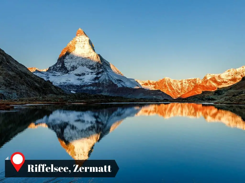 Zermatt, Switzerland Itinerary Destination, Riffelsee