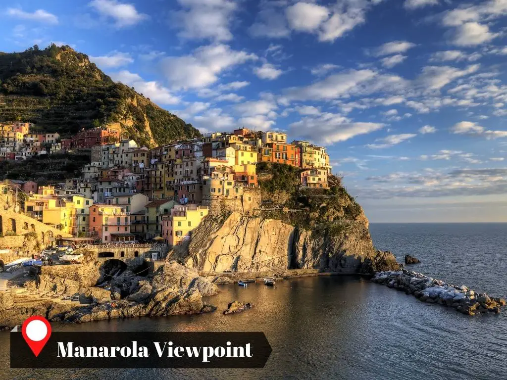 Manarola Viewpoint, a scenic spot in Cinque Terre Italy