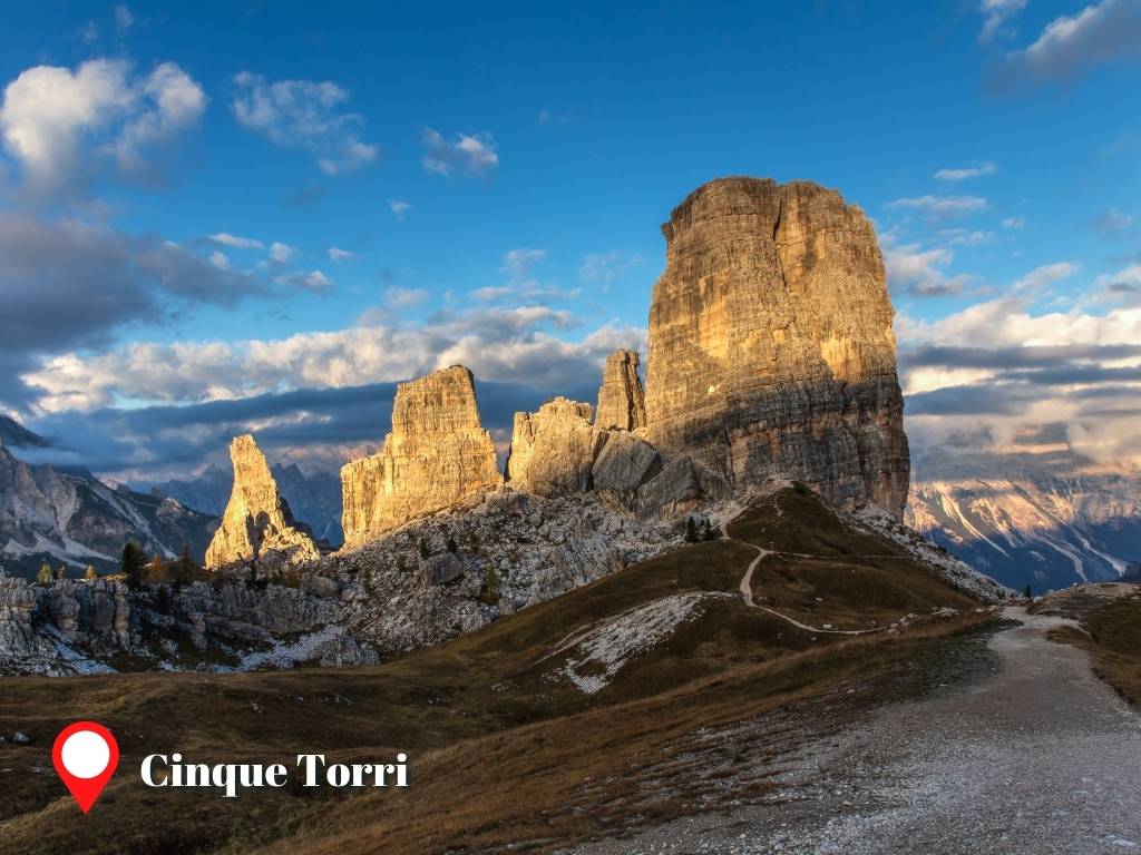 Cinque Torri, place near Cortina d'Ampezzo, Italy