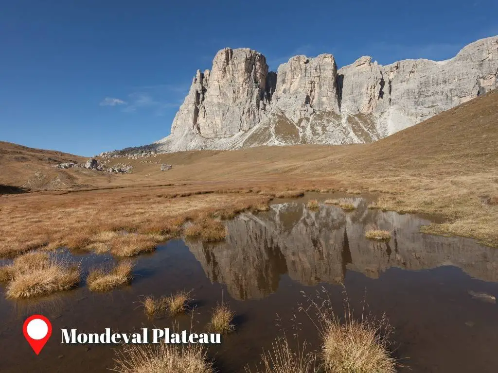 Mondeval Plateau, place near Cortina d'Ampezzo, Italy