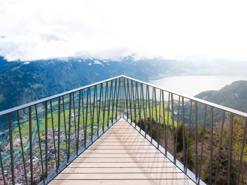 Interlaken Itinerary, jungfrau region, destination, Harder Kulm view deck
