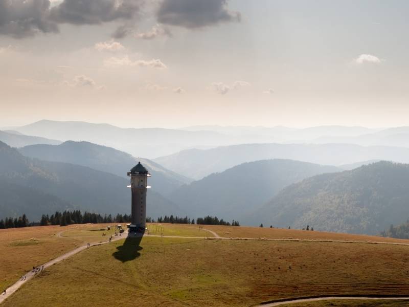 Feldberg, a mountain in the Black Forest, which is a region near to Neuschwanstein Castle in southern Germany