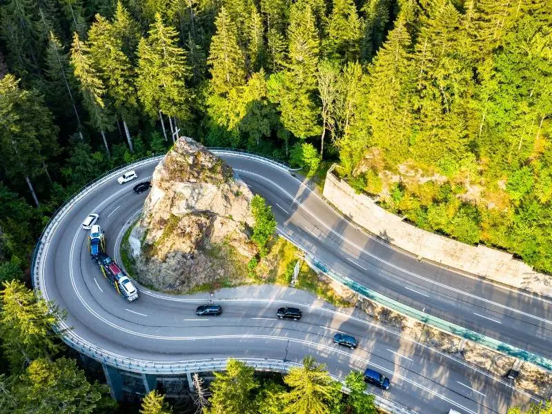 Hairpin Turn, Black Forest Germany
