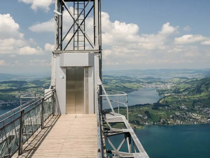 View from Hammetschwand Elevator overlooking Lucerne
