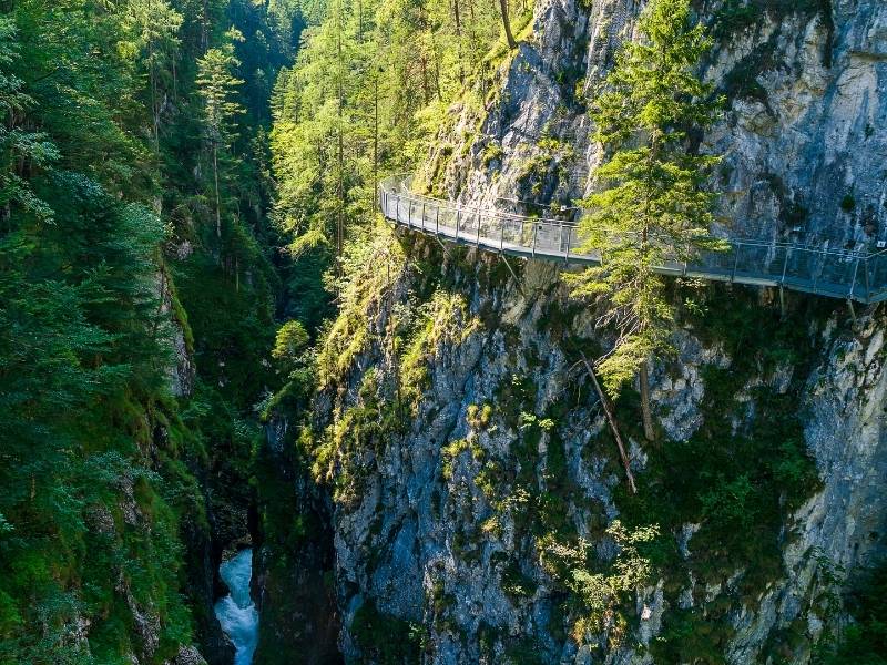 Leutasch Gorge, Mittenwald, Itinerary, Bavarian Alps, Germany
