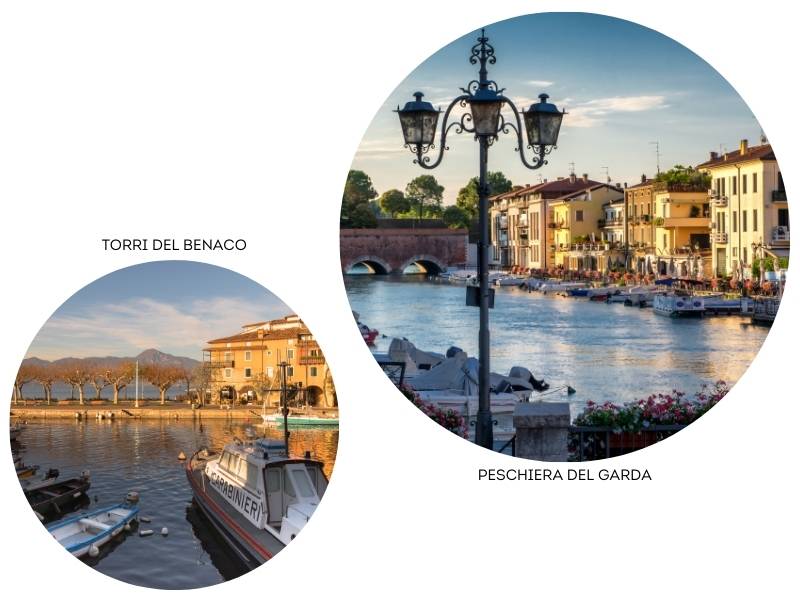 Instagrammable spots in lake Garda: Torri del benaco, peschiera del garda