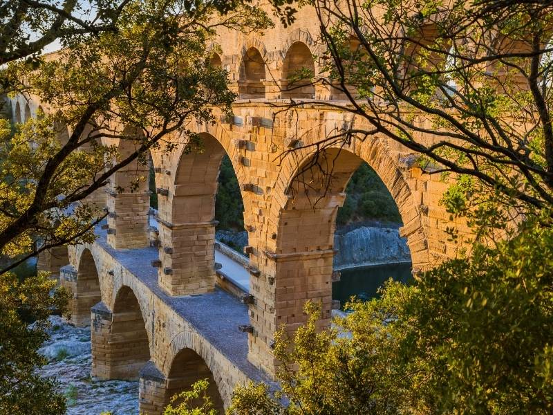 Pont du Gard from the hiking trails, Reason to visit Avignon