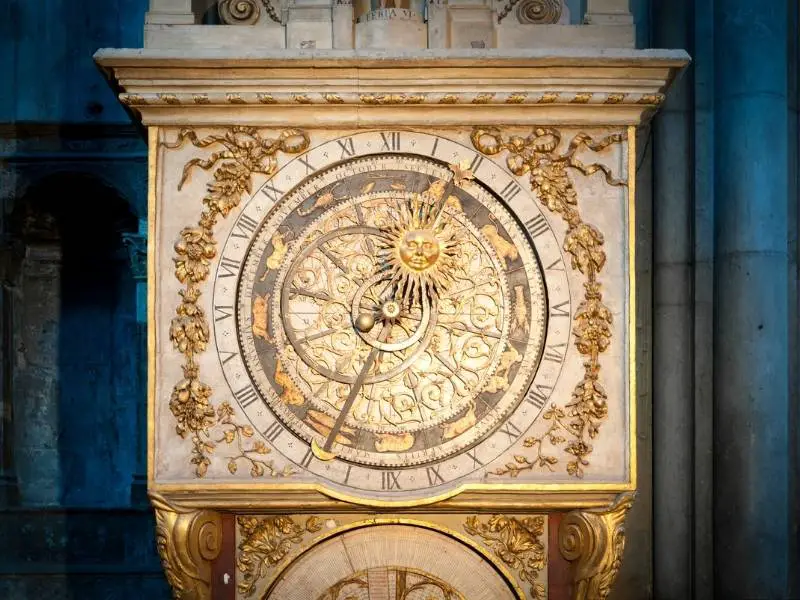 Reason to visit Lyon France 23_ Astronomical Clock in Lyon Cathedral