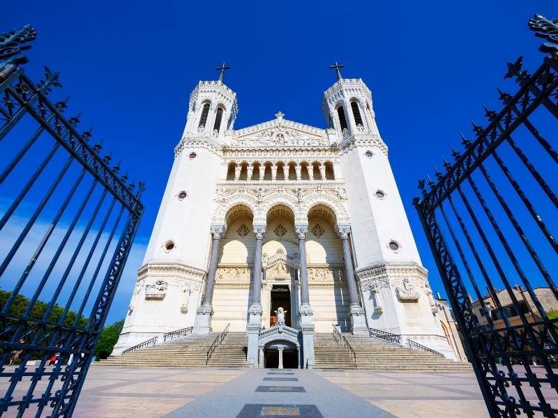 Reason to visit Lyon France 4_ Facade of Fourviere Cathedral