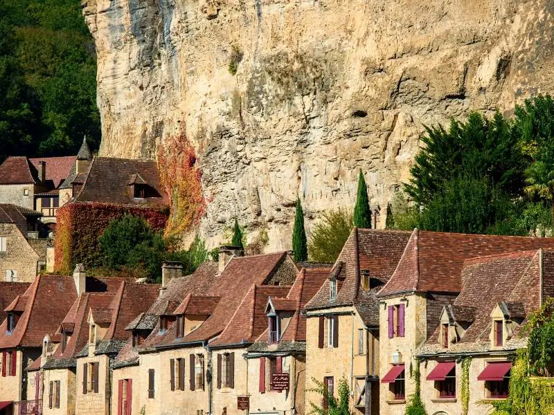 Domme France, Beautiful houses in La Roque-Gageac
