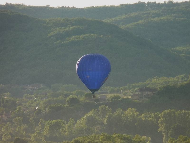 Domme France, Hot Air Balloon in Dordogne