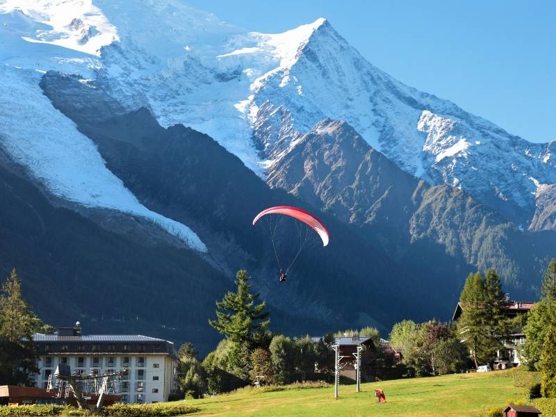 Chamonix France, Tandem Paragliding in Chamonix