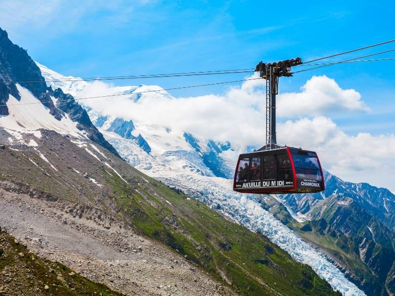 Chamonix France, Aiguille du Midi Cable Car