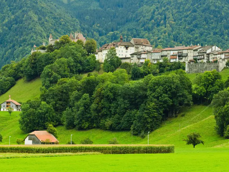 Gruyeres Switzerland, Gruyeres Countryside