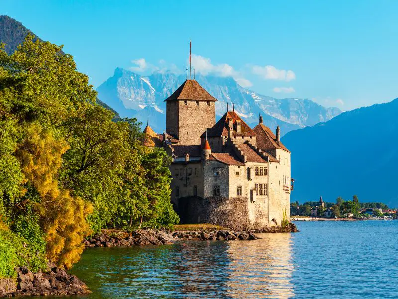 11 of 14 days in Switzerland (itinerary), exploring Swiss Riviera, Montreux and Chillon Castle in Lake Geneva