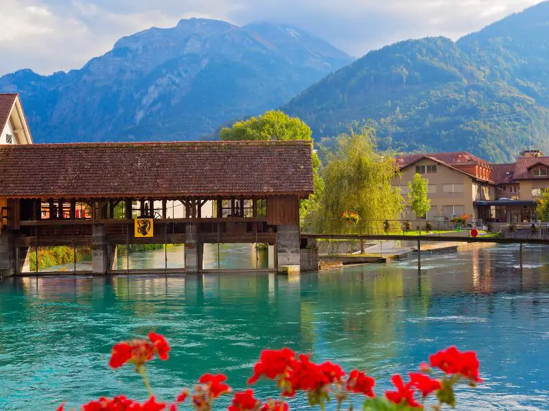 Villages In The Swiss Alps, Interlaken