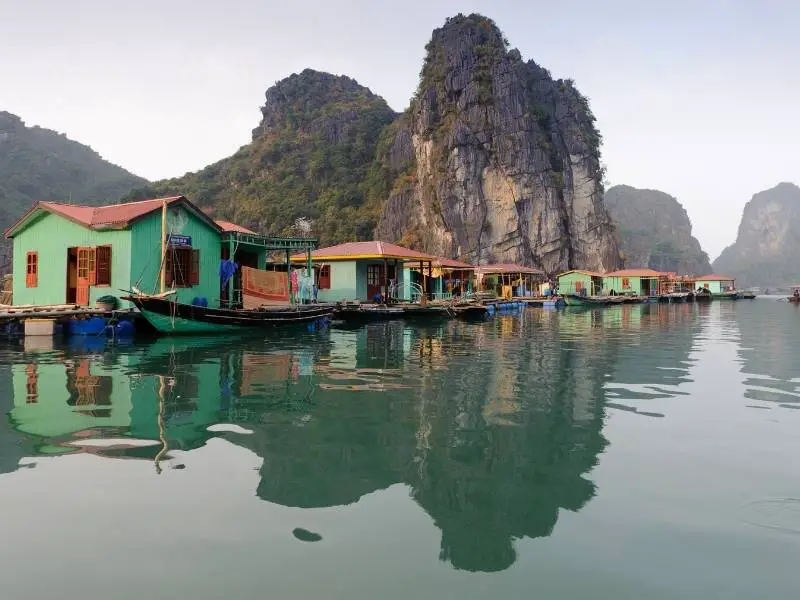 Floating Fishing Villages, Halong Bay, Vietnam