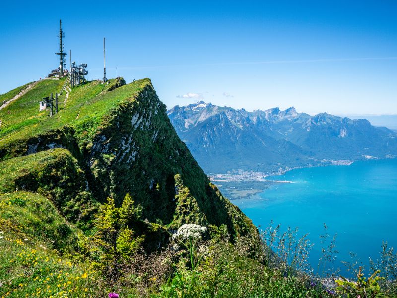 Montreux Switzerland, View From Rochers-De-Naye