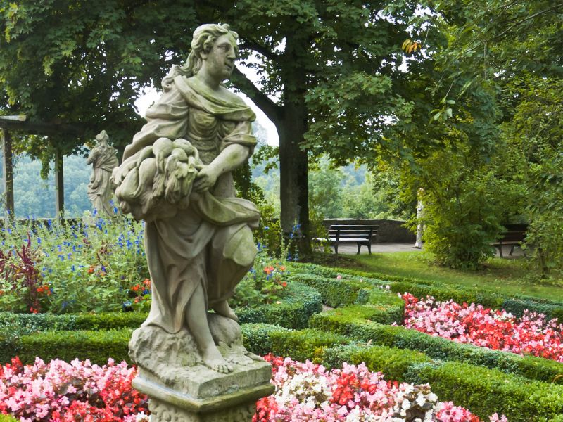 Rothenburg Germany, Castle Gardens