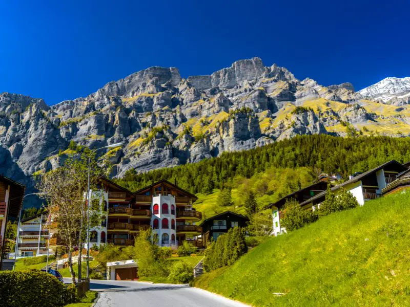 Villages In The Swiss Alps, Leukerbad