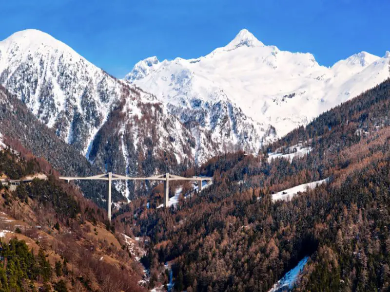 Brig Switzerland, Ganter Bridge in Simplon Pass