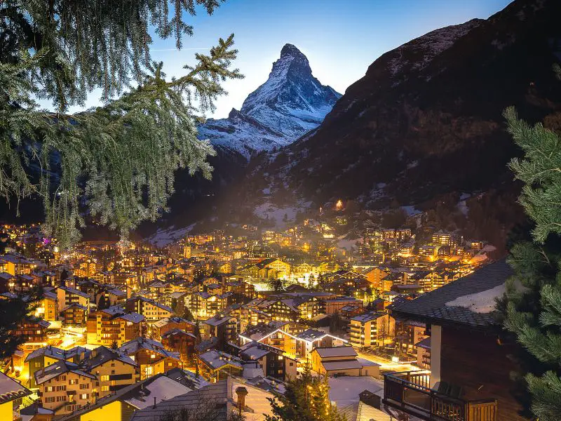 Villages In The Swiss Alps, Zermatt