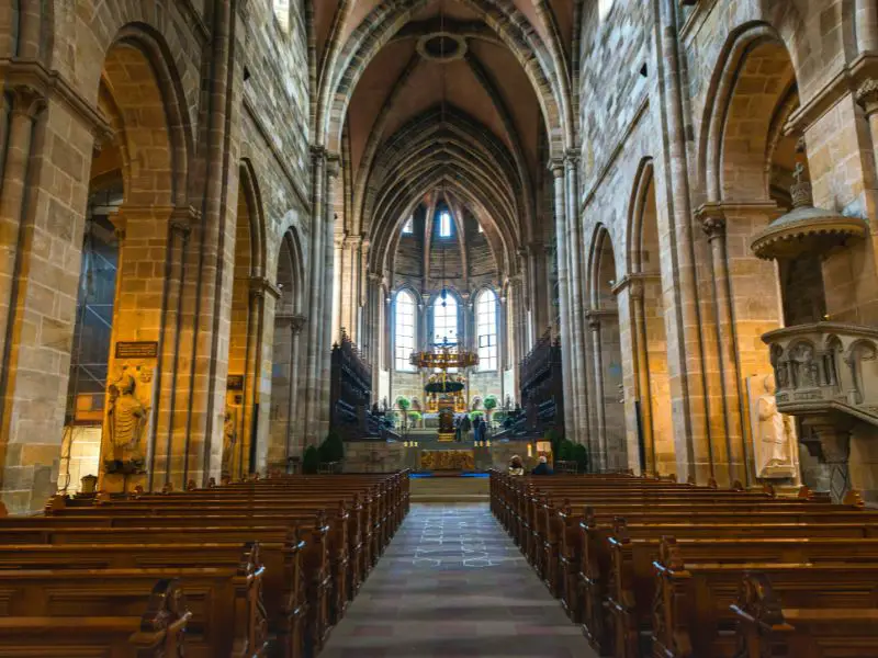 Inside Bamberg Cathedral
