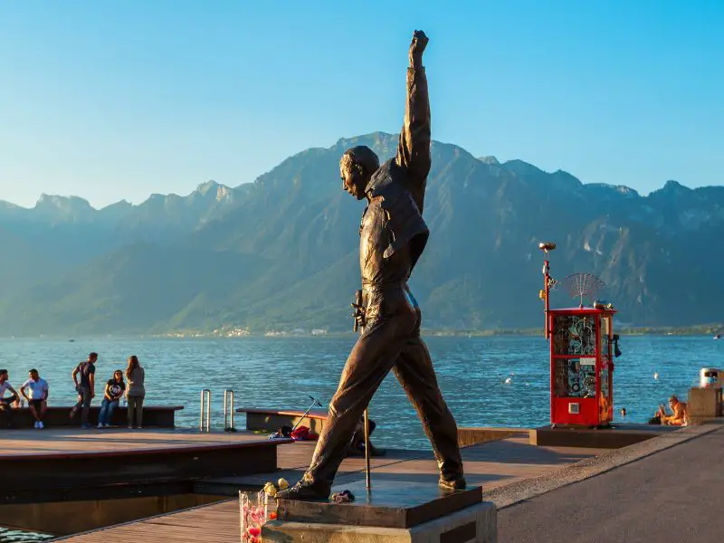 Montreux Switzerland, Freddie Mercury Statue