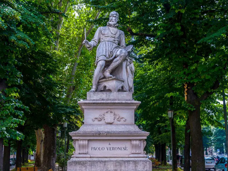 Statue of Paolo Veronese, Verona, Italy