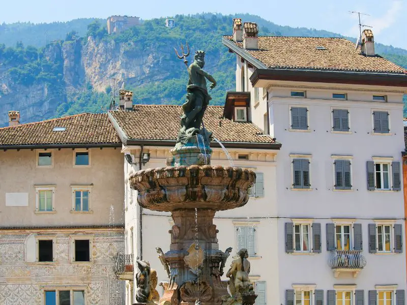 Trento Italy, Fountain of Nepute