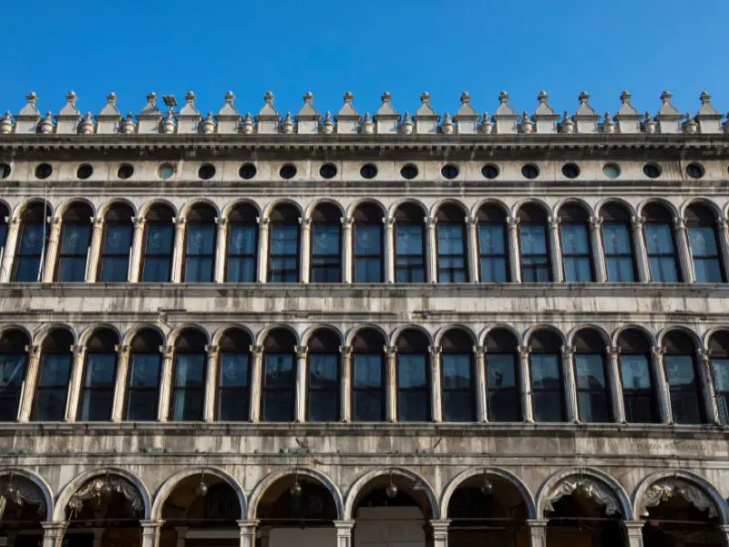 Beautiful Building in Venice, Procuratie facade