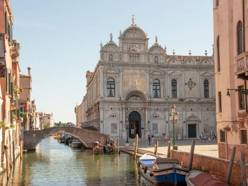 Beautiful Building in Venice, Scuola Grande di San Marco