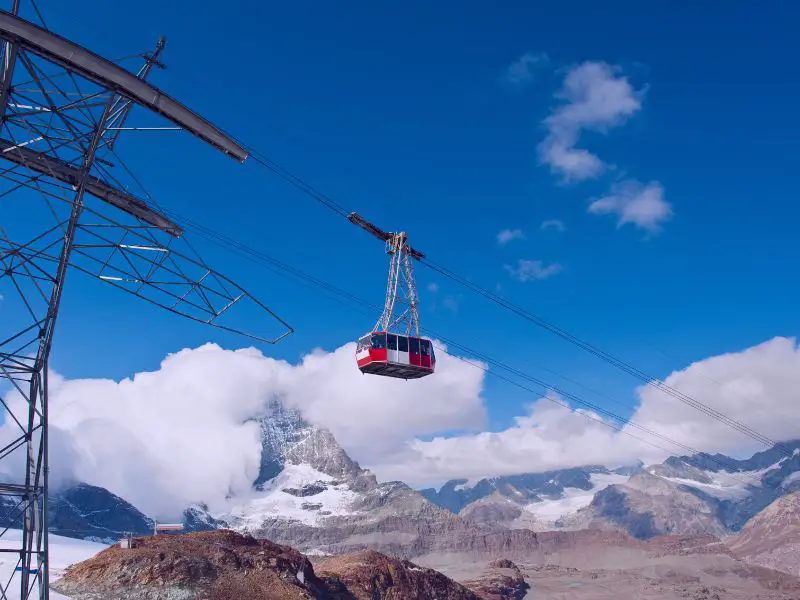 Zermatt Switzerland, Klein Matterhorn Aerial Tramway