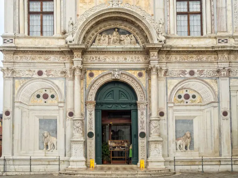 Beautiful Building in Venice, Scuola Grande di San Marco