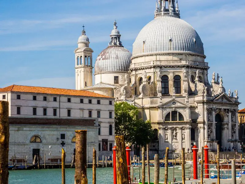 Beautiful Building in Venice, Basilica di Santa Maria Della Salute from grand canal
