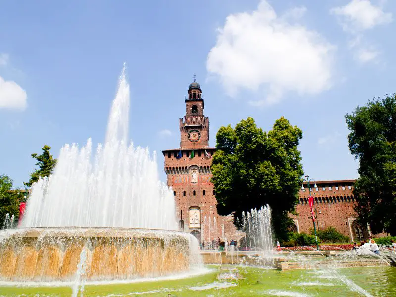Milan Italy, Castello Sforzesco