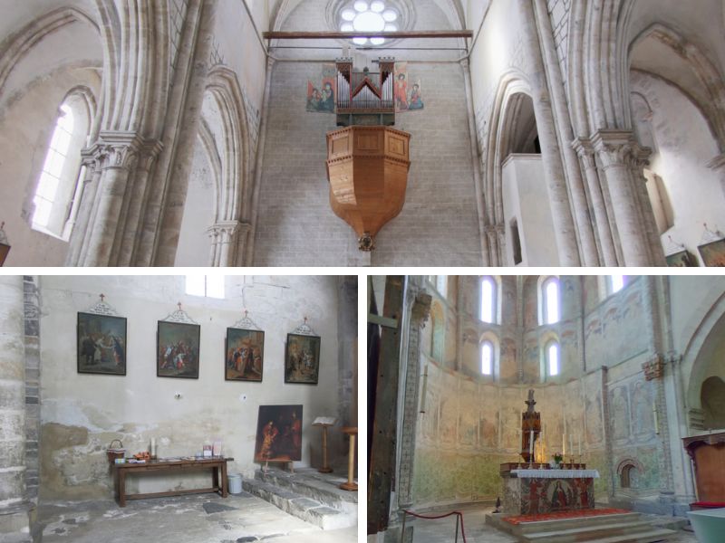 Inside Valere Basilica, Sion, Switzerland